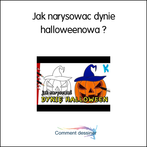 Jak narysować dynie halloweenową